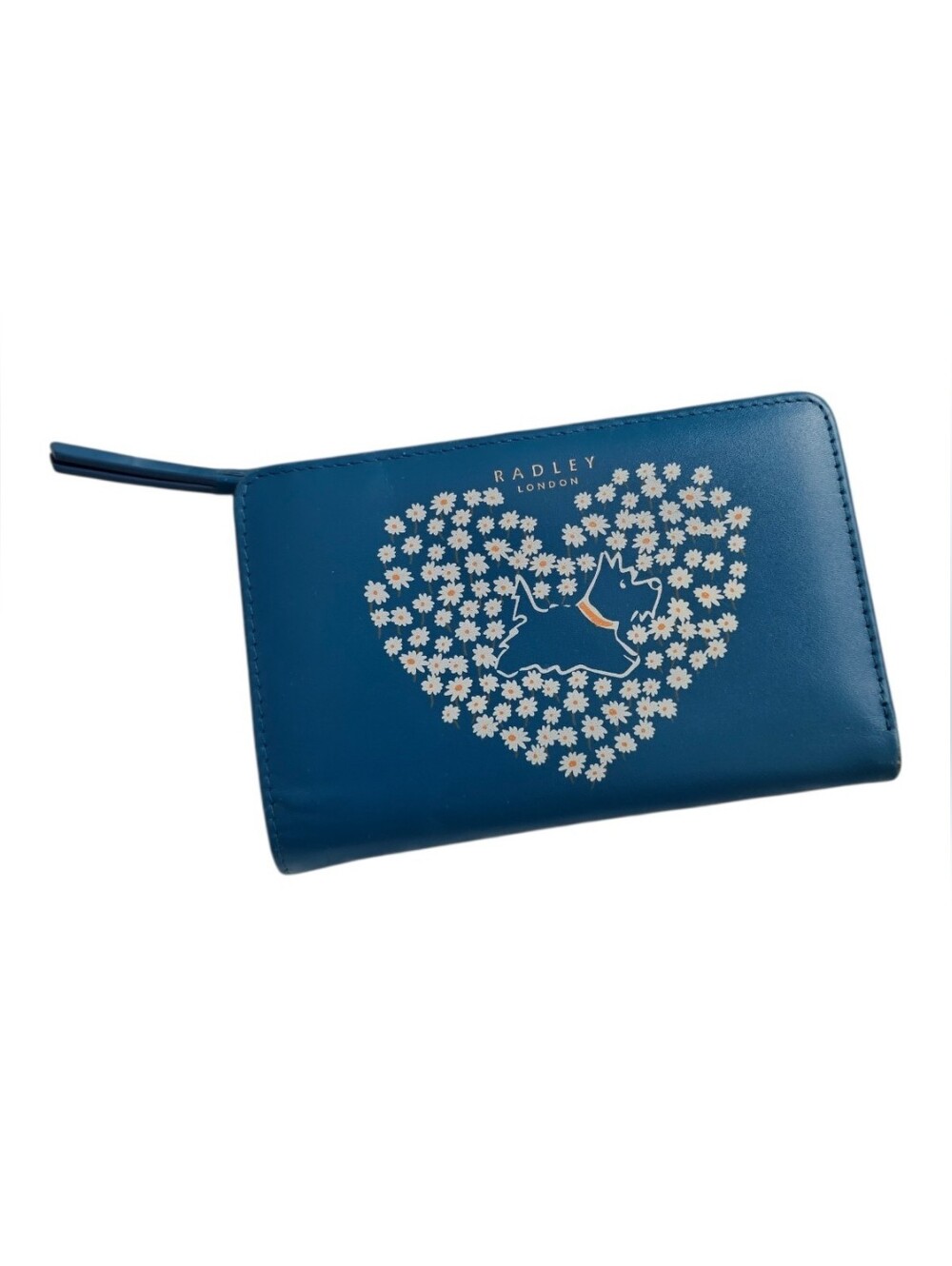 Radley London Blue Daisy Scottie Wallet